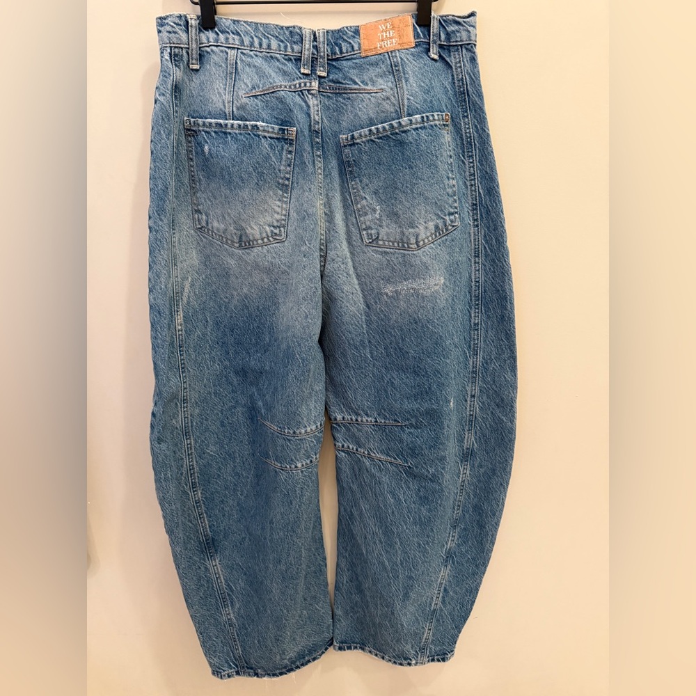 Free People Good Luck Barrel Jeans - Picture 6 of 12